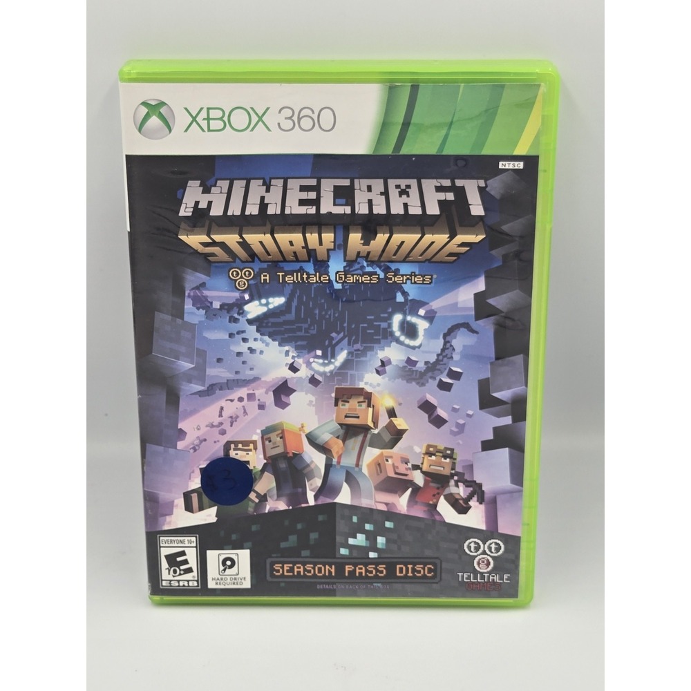 Minecraft: Story Mode Season Two 2 Microsoft‎ Xbox 360 Disc & Case